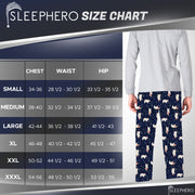 SLEEPHERO Crew Neck Long Sleeve Tee Shirt with Fleece Pajama Pants with Pockets