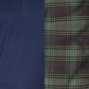 SLEEPHERO Men’s Pajama Set 2 Piece PJ with Henley Long Sleeve Tee and Flannel Pants