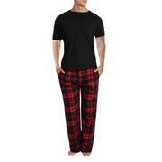 SLEEPHERO Men's Pajama Set Pajamas for Men 2 Piece Short Sleeve Mens Sleepwear Set with Henley Top and Pants