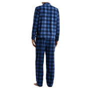 SLEEPHERO Traditional Fleece Long Sleeve Button Down Shirt with Fleece Pajama Pants with Pockets