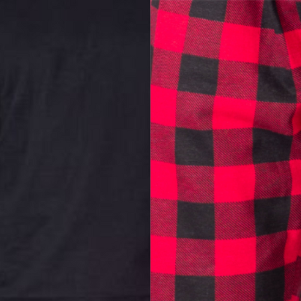 SLEEPHERO Men’s Pajama Set 2 Piece PJ with Henley Long Sleeve Tee and Flannel Pants