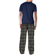 SLEEPHERO Men's Pajama Set Pajamas for Men 2 Piece Short Sleeve Mens Sleepwear Set with Henley Top and Pants