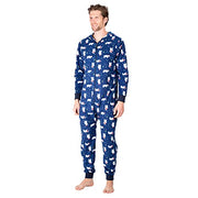 SLEEPHERO Adult Onesie for Men Adult Christmas Onesies Novelty Holiday Onesie Christmas Pajamas