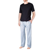 SLEEPHERO Mens Pajama Set 2 Piece PJ with Crew Neck Tee and Pants