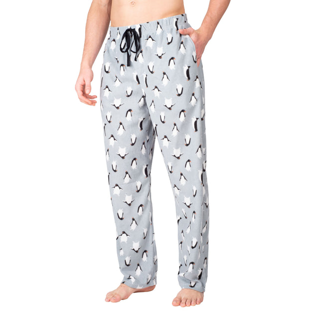 SLEEPHERO - Adult Men's Fleece Fuzzy Drawstring PJ Lounge Pajama Pant ...