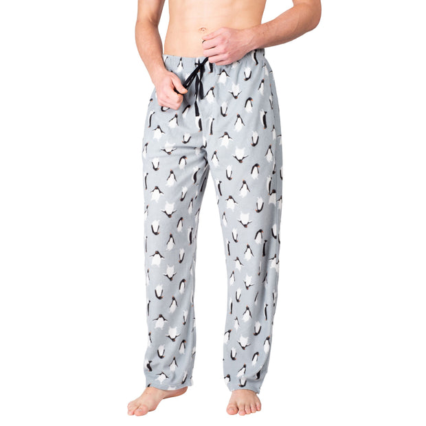 SLEEPHERO - Adult Men's Fleece Fuzzy Drawstring PJ Lounge Pajama Pant
